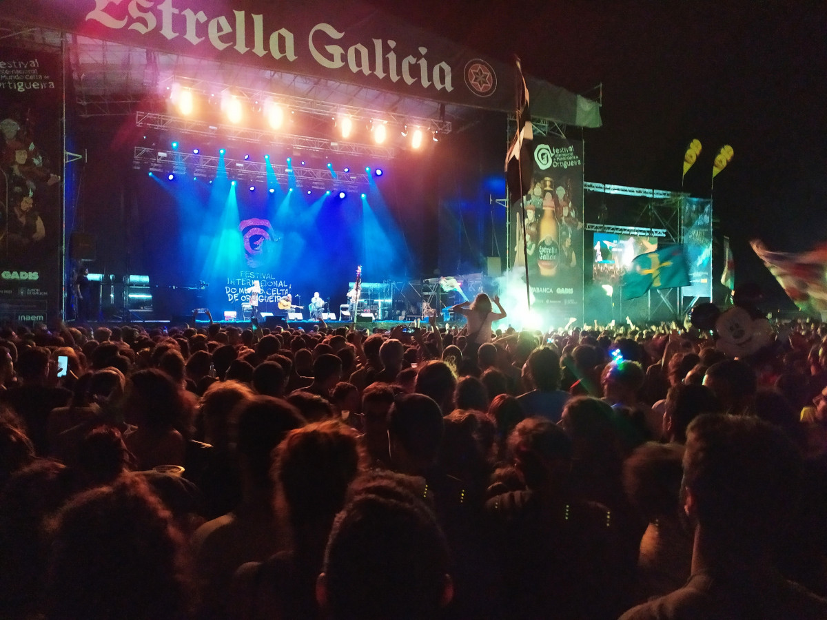 Archivo - Escenario principal del Festival de Ortigueira, en su edición del año 2019