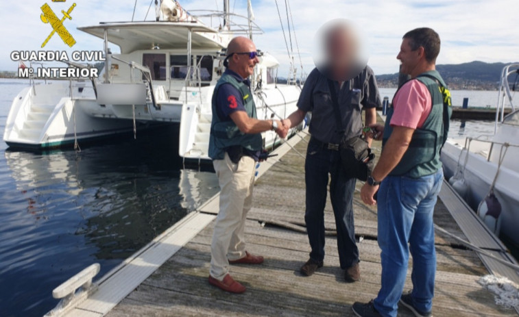 Encuentran en Baiona un catamarán sustraído en Portugal y valorado en casi medio millón de euros