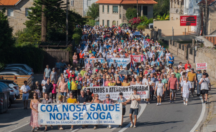 Moaña sale a la calle para demandar la vuelta del PAC al centro de salud de la localidad