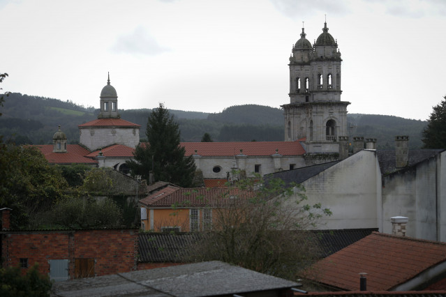 Vista del Monasterio de Santa María de Sobrado dos Monxes.