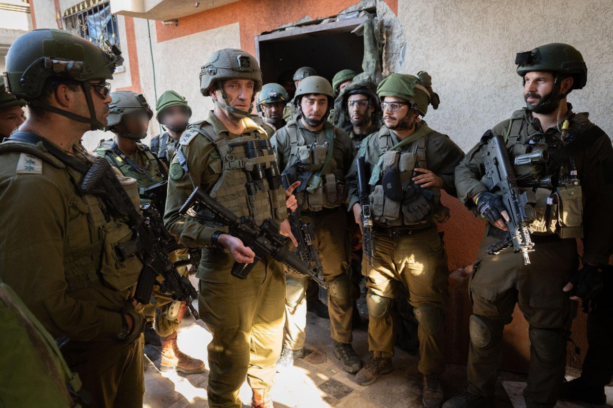 El jefe del estado mayor del eju00e9rcito de Israel  Herzi Halevi en una foto de la IDF