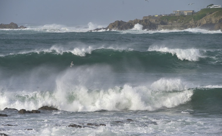 Activada la alerta naranja para este viernes por temporal costero en el litoral oeste y noroeste de A Coruña