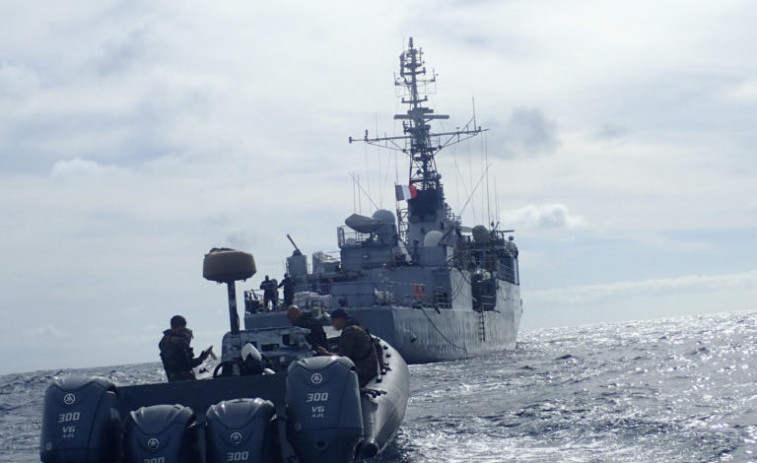 Barco de guerra de Francia aborda a narcolancha gallega con toneladas de cocaína en Cabo Verde