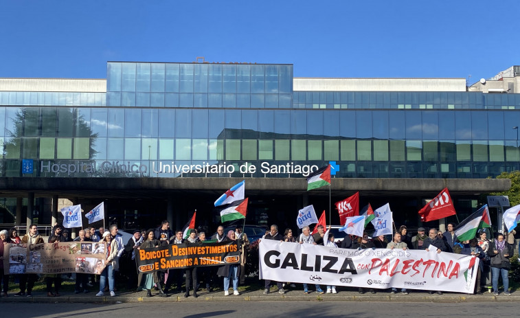 Colectivos gallegos propalestinos piden frenar los ataques a hospitales en Gaza