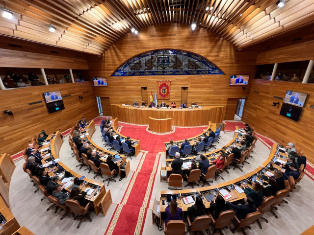 Archivo - Último pleno de la legislatura de la XI Legislatura del Parlamento de Galicia