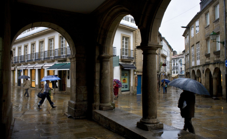 El invierno en Santiago de Compostela fue el cuarto más lluvioso en lo que va de siglo