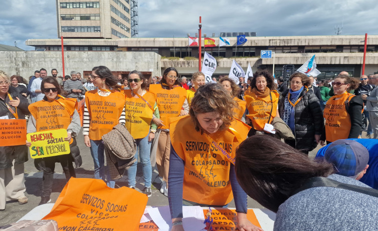 Trabajadores sociales de Vigo denuncian vivir una 