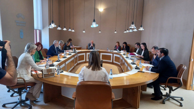 Reunión de la Xunta de Portavoces del Parlamento de Galicia