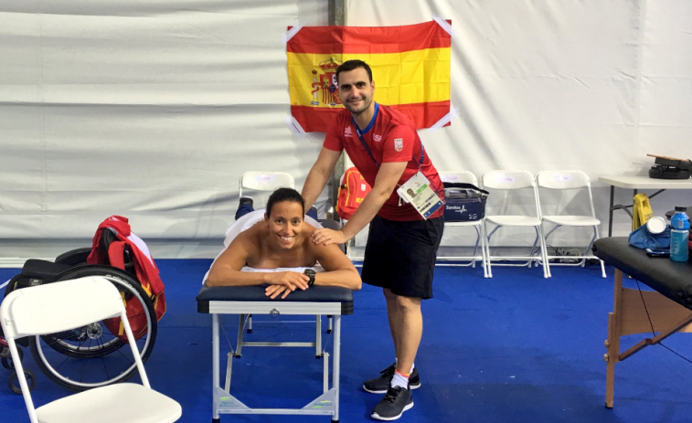 Teresa Perales, medalla de plata en 200m libre