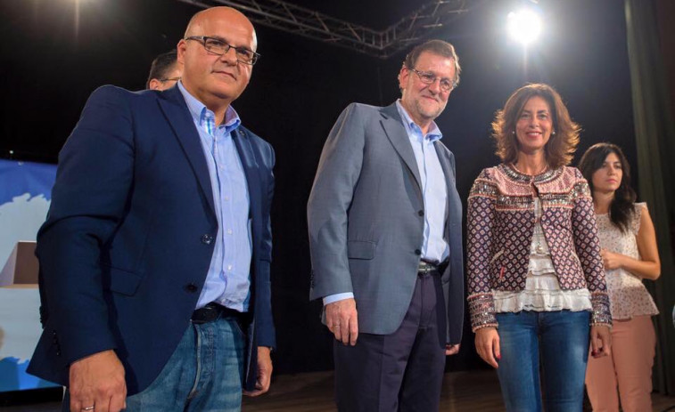 ​Rajoy se da un baño de 'ourensanía' al lado de Baltar y sin Feijóo