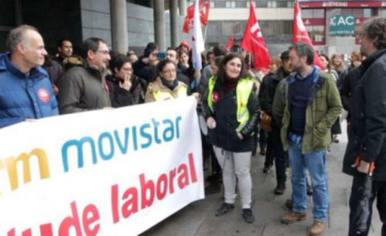 Xornada de mobilizacións na Coruña contra o ERE de Extel