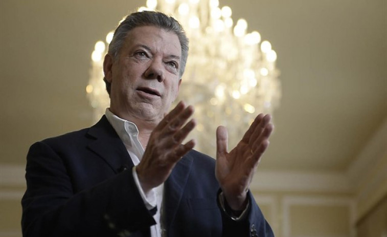 ​O presidente de Colombia, Juan Manuel Santos, Premio Nobel da Paz 2016