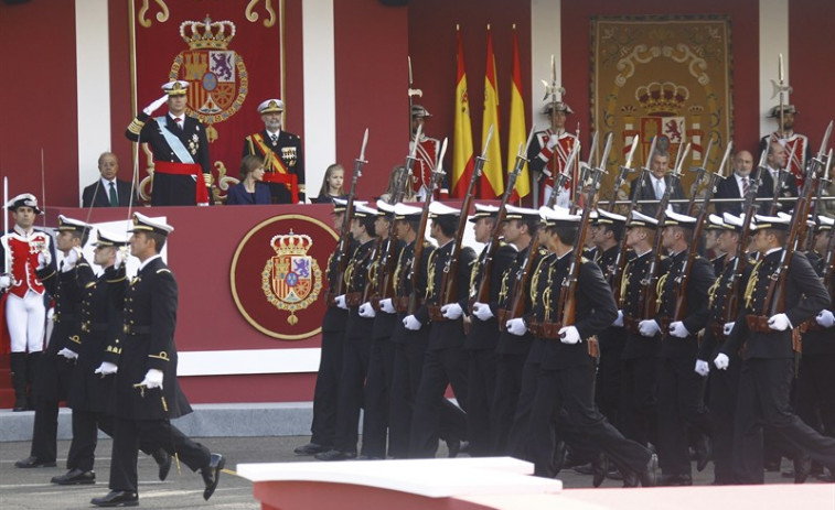 ​Un 12 de octubre atípico y con ausencias