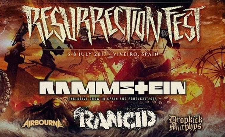 ​El Resurrection Fest 2017 pone este martes a la venta las entradas para Rammstein