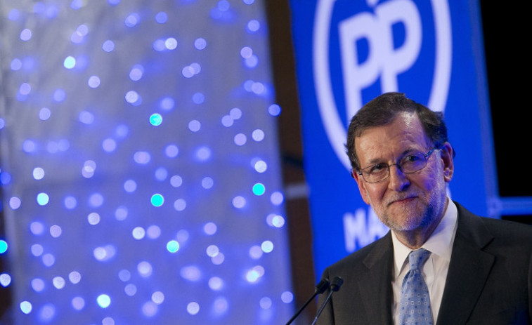 ​Rajoy habla de nuevas elecciones en la cena de Navidad del PP