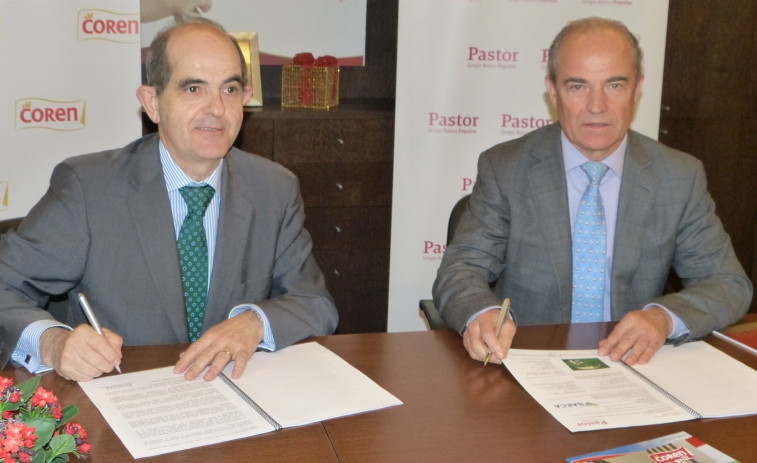 Pastor e Coren asinan un convenio para financiar agricultores e gandeiros galegos