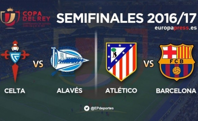 Celta y Alavés competirán en la semifinal de la Copa del Rey