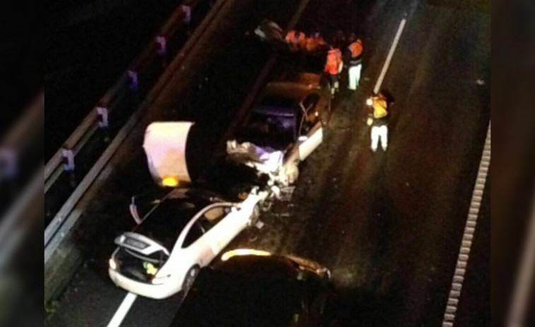 ​Fallece un conductor kamikaze en la autovía entre Santiago y A Estrada