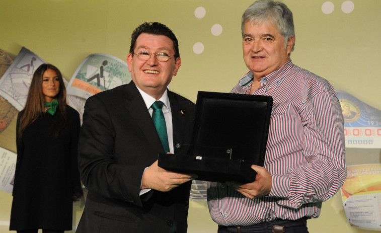 Juan José García Martelo, elegido como mejor vendedor de la Once en Galicia de 2016
