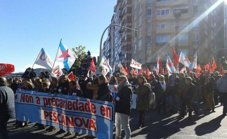 ​Barajan una manifestación en Chapela en solidaridad con la plantilla de Nueva Pescanova