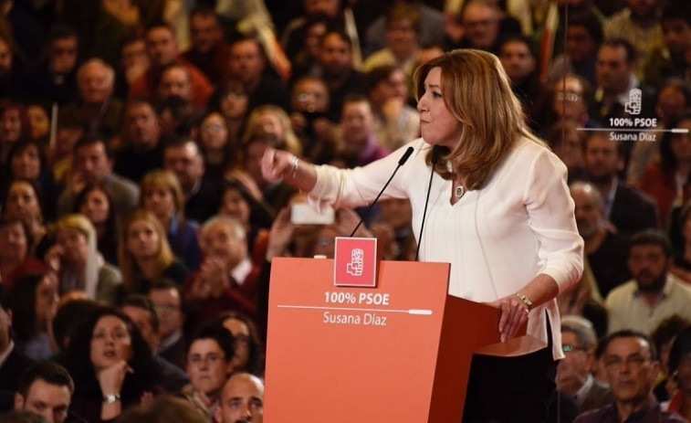 ​Susana Díaz subraya su perfil ganador en el anuncio de su candidatura