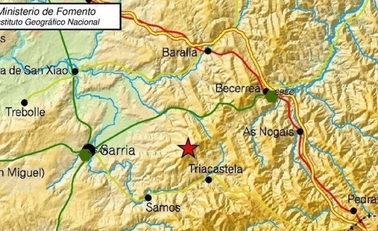 ​Triacastela registra un terremoto de 3,5 grados