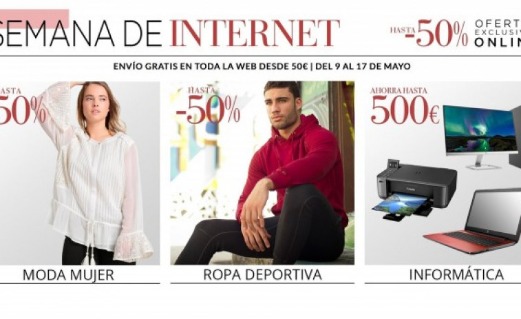 El Corte Inglés ofrece descuentos de hasta el 50% en su Semana de Internet