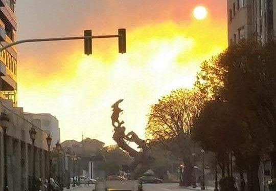 Plaza espana vigo incendios