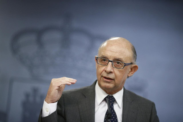 Cristóbal Montoro, ministro de Hacienda y Administraciones Públicas