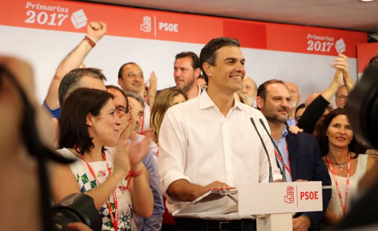 Pedro Sánchez recupera la Secretaría General del PSOE