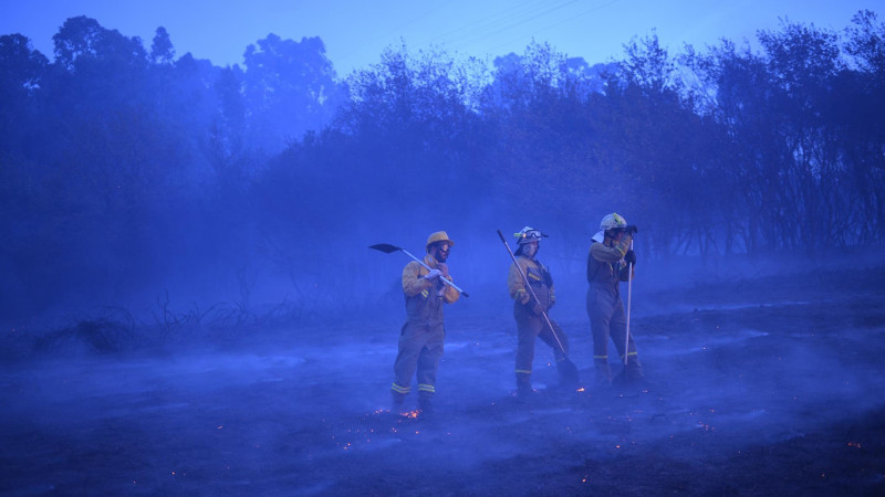 Bomberosforestalesbrigadaextincionincendio