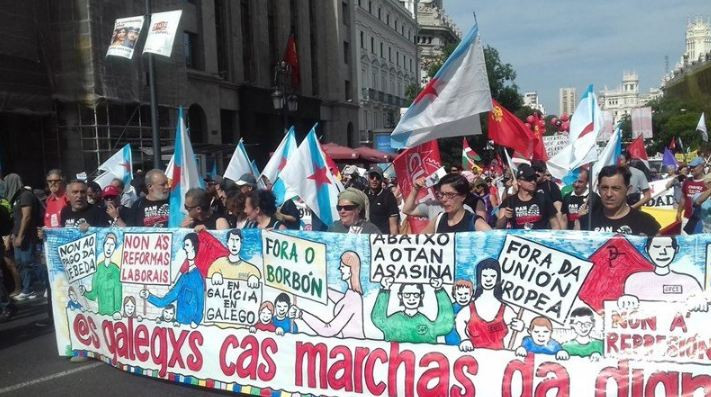 Las Marchas de la Dignidad reúnen a miles de personas para 