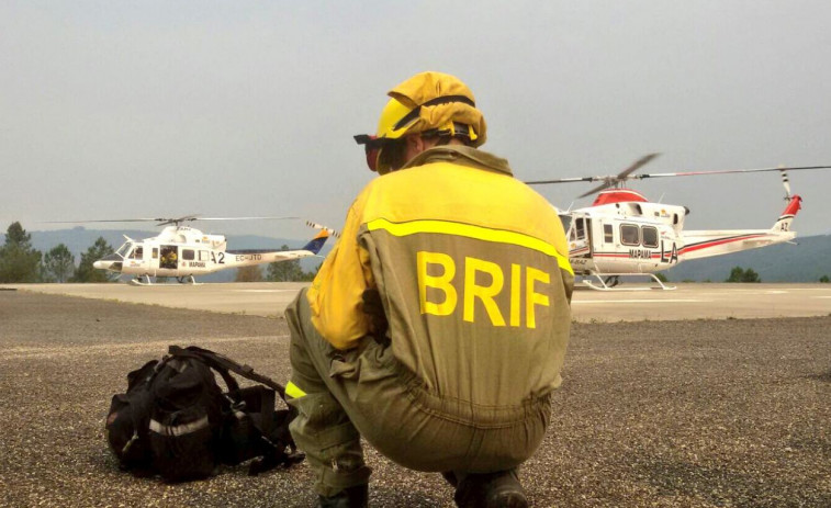 La brigada aerotransportada contra el fuego está sin helicóptero, cuando ya empieza la temporada de alto riesgo
