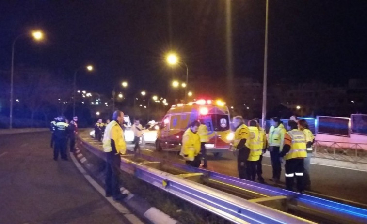 Fallece el motorista que sufrió un accidente grave en Vilagarcía