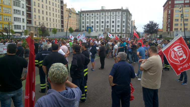 Las protestas del metal se extienden a la provincia de Pontevedra