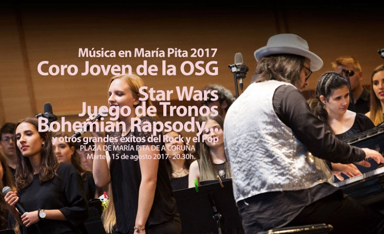 Canciones de 'Juegos de tronos' y' Star wars' en las fiestas de María Pita