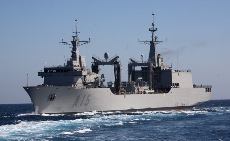 ​Un buque militar sale de Ferrol para luchar contra el tráfico de personas en el Mediterráneo