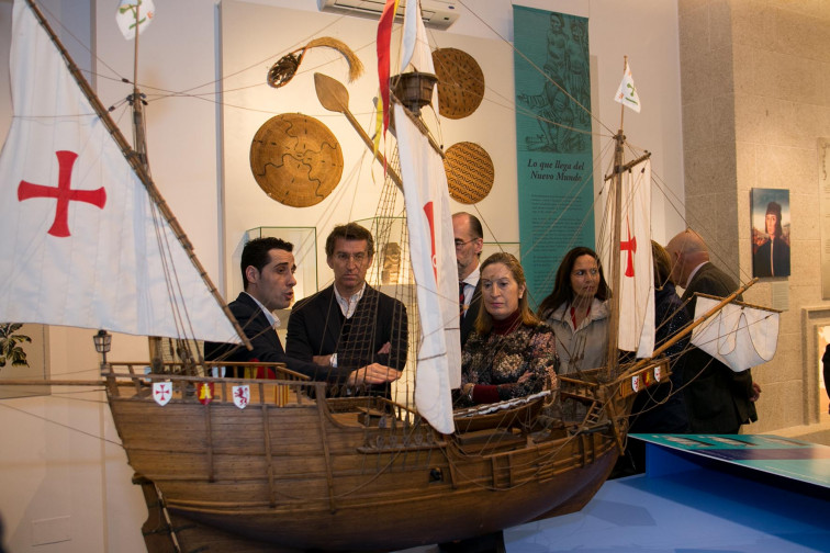 O Presidente da Xunta de e a Ministra de Fomento  presiden a inauguración da Casa da Navegación de Baiona