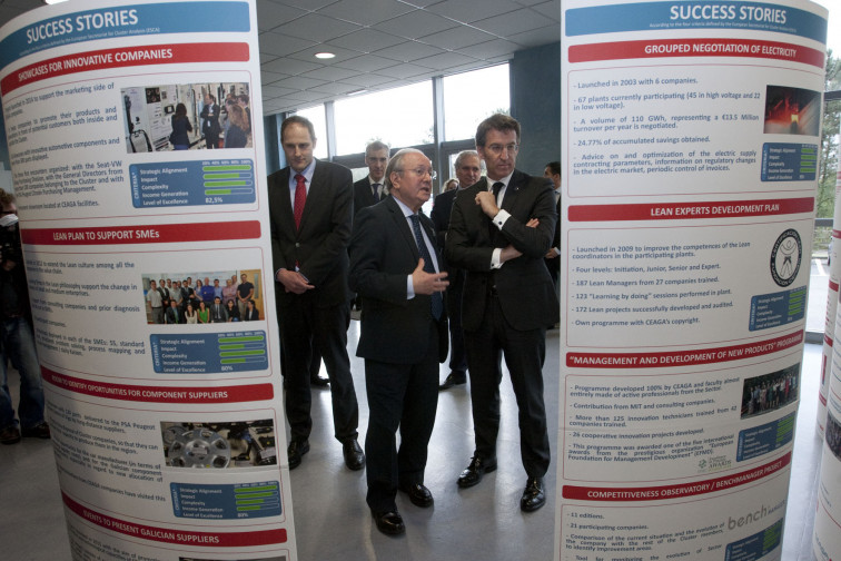 Feijóo salienta que a unidade e profesionalidade da automoción xunto á cooperación institucional permiten a Galicia estar preparada para iniciar anos de crecemento económico no sector