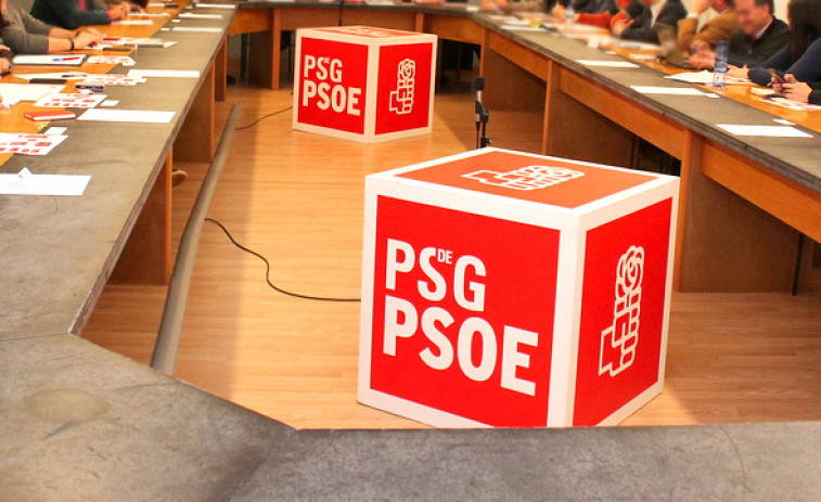 Los tres candidatos a liderar el PSdeG se muestran optimistas en el arranque oficial de la campaña