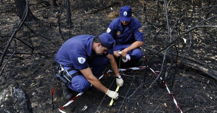 En libertad la septuagenaria de Mos investigada por tres incendios forestales