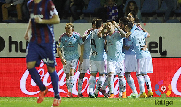 El Celta vence en Ipurúa y suma otros tres merecidos puntos