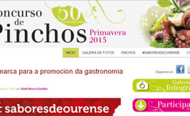 Arranca a edición de primavera do concurso de pinchos Sabores de Ourense