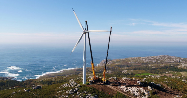 ​Feijóo inaugura un parque eólico en plena polémica por el 