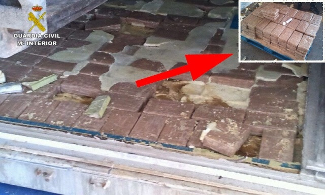 La Guardia Civil interviene a una red de narcotráfico 1.500 kilos de cocaína que pretendía introducir en España