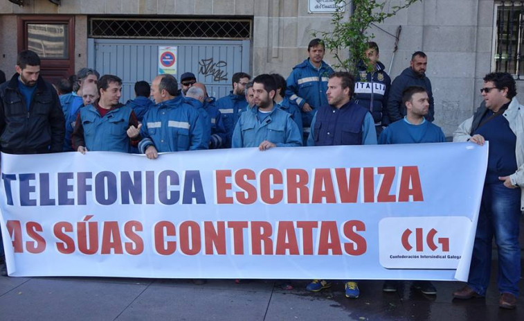 A CIG mantén a convocatoria de folga en Movistar e denunciará a ‘esquirolaxe’ promovida pola Telefónica