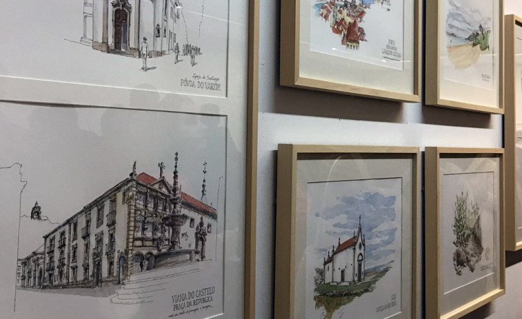Una ciudad de dibujos en ‘Compostela Ilustrada’