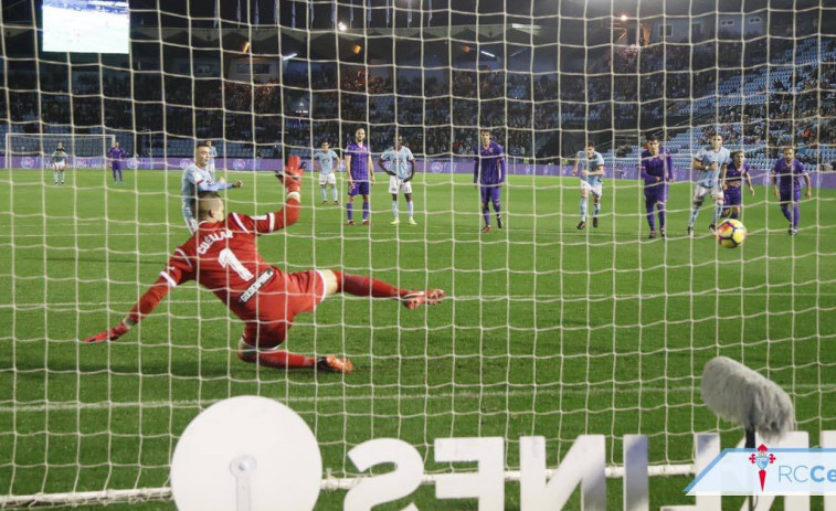 El Celta conquista de penalti la victoria ante el Leganés