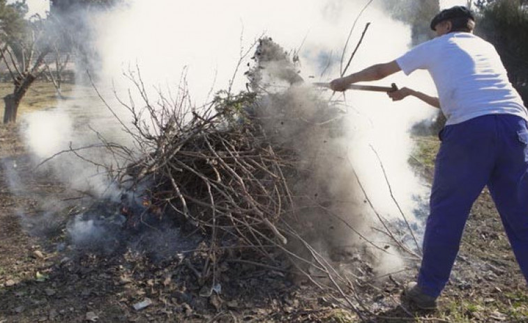 Se levanta el veto a las quemas agrícolas en Galicia desde este jueves