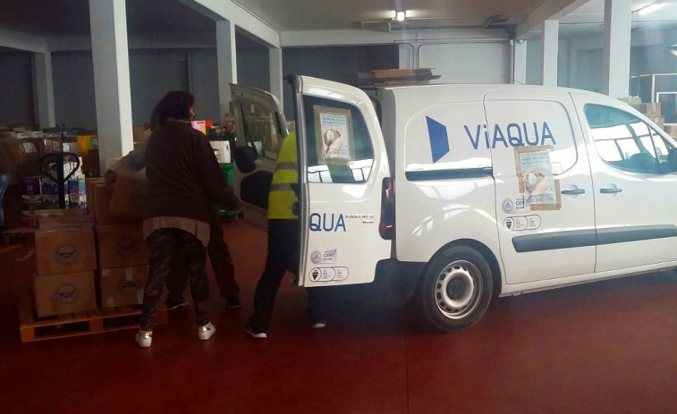 ​Viaqua vuelve a poner personal y vehículos a disposición de 'La Gran Recogida' de alimentos